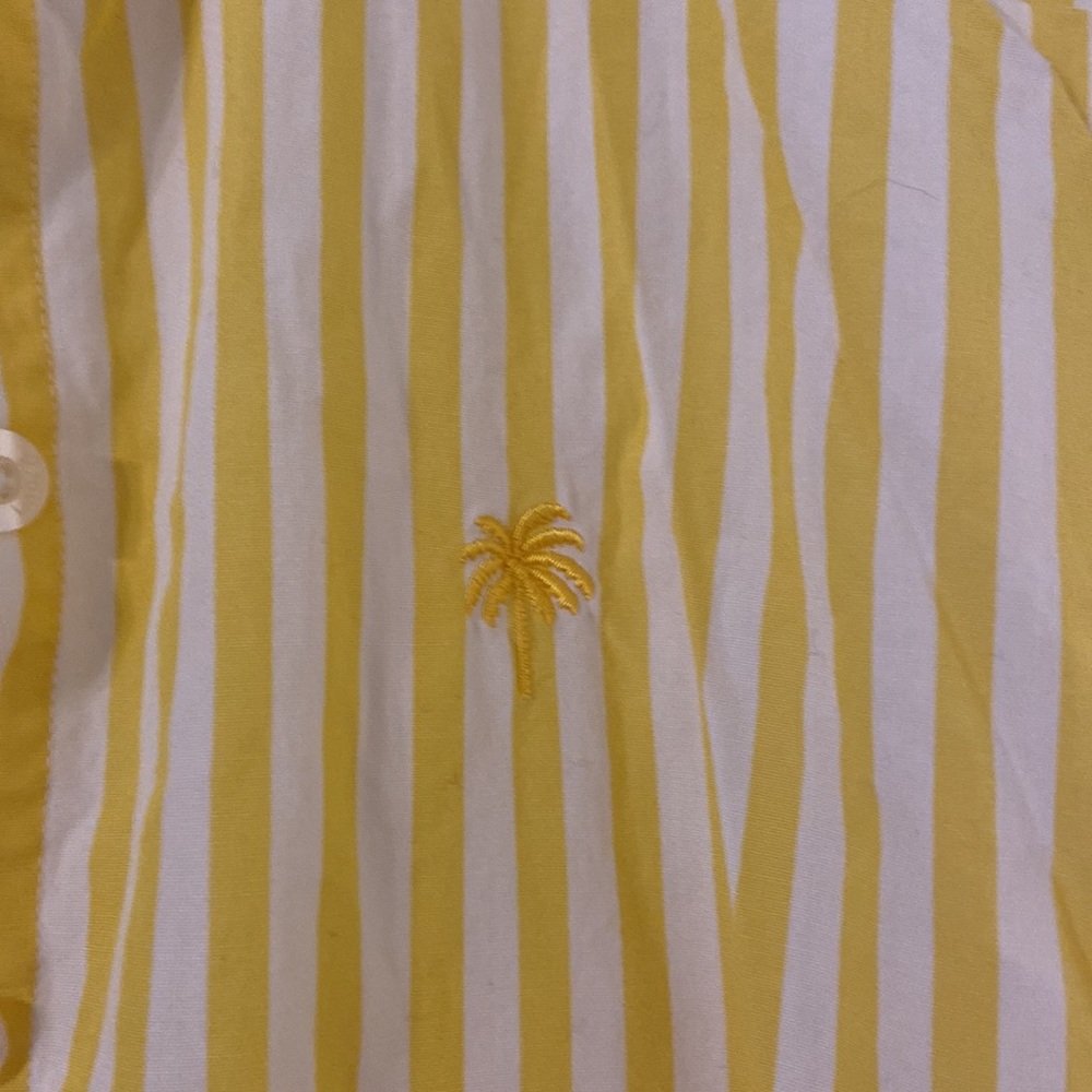 Lilly Pulitzer Vintage Unique Shirt size 2 excellent condition yellow and white - Picture 2 of 12